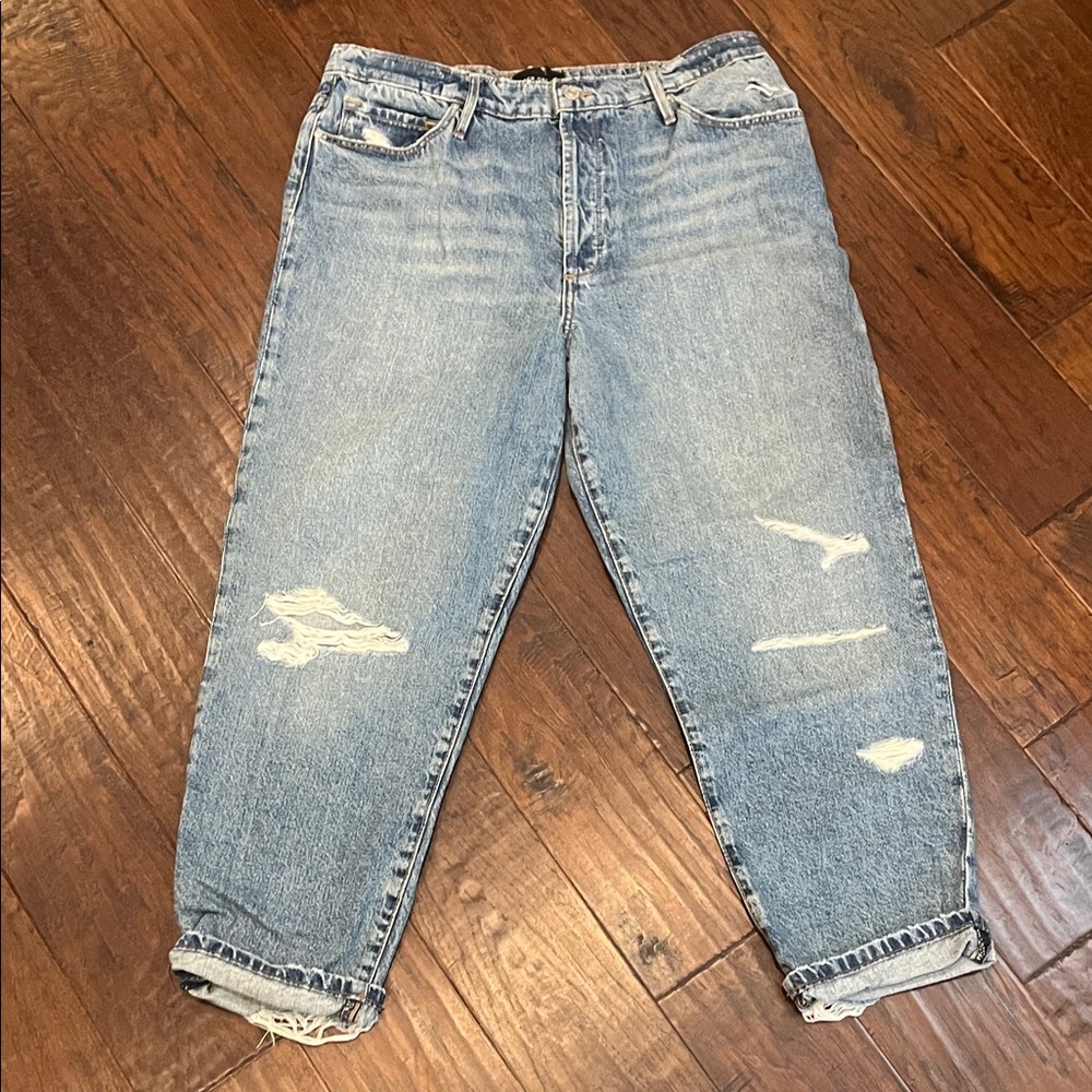 Black Orchid Light Blue women’s aged Denim new button fly size 30